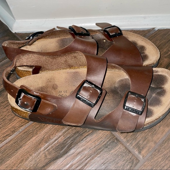 BIRKENSTOCK Milano Dark Brown Sandal Size 39 - Picture 4 of 10